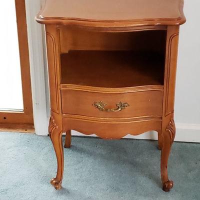 Vintage Wood Nightstand