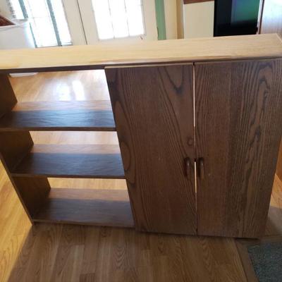 Kitchen Island Storage with Bar Stool Space #1