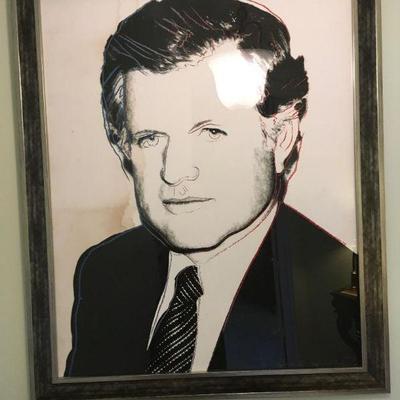 Andy Warhol- Ted Kennedy Portrait