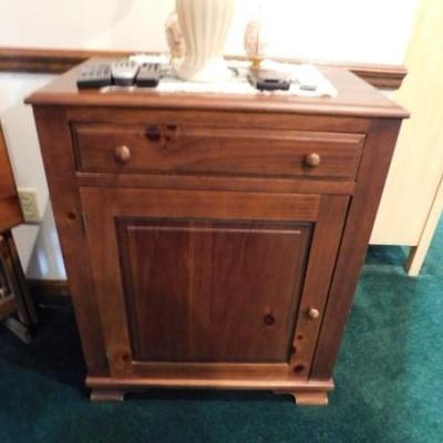 Solid Wood Single Drawer Cabinet 24