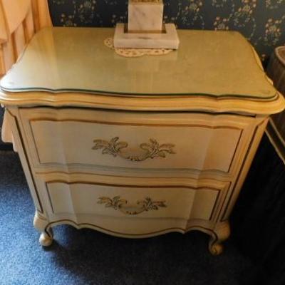 Item Two of Two Solid Wood Provincial 2 Drawer Night Stands 25