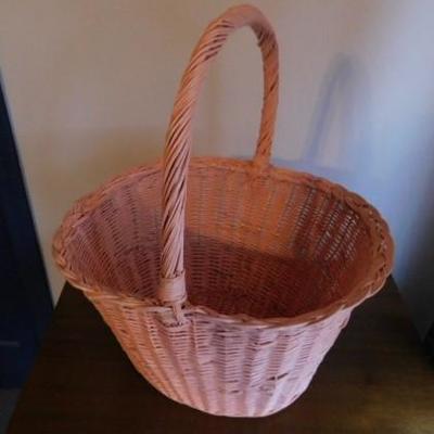 Large Wicker Basket with Handle 16