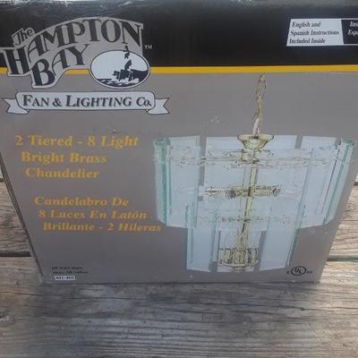 NEW IN BOX 2 TIERED CHANDELIER