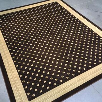 Allover solid inlay Pattern Area Rug 8X10 