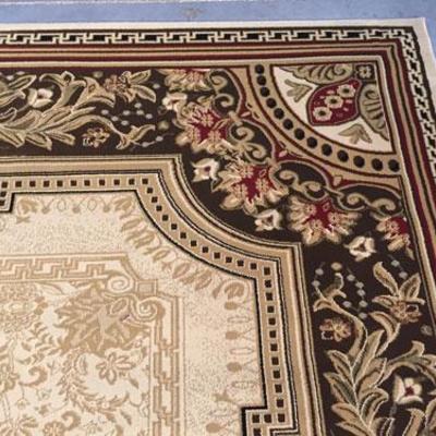 French Aubusson Design Round Area Rug 8X11