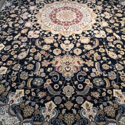 Stunning Premium Persian Isfahan Design Area Rug 8 X 11