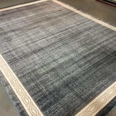Textured Solid Design Area Rug 8X11
