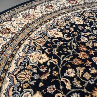 Stunning Premium Persian Isfahan Design Round 8 Feet