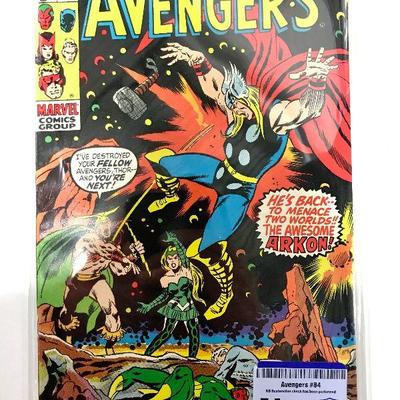 AVENGERS #84 CBCS Pre-Graded VF- Comic Book 1971 Marvel Comics
