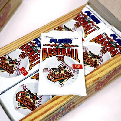 1996 FLEER Baseball Baltimore Orioles Lot of 5 Factory Sealed Boxes