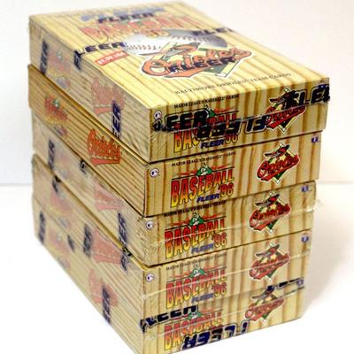 1996 FLEER Baseball Baltimore Orioles Lot of 5 Factory Sealed Boxes