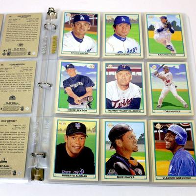 2003 Upper Deck Playball Baseball Cards Collection - 88 Cards in Binder