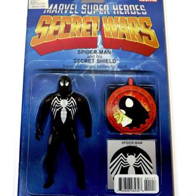 Marvel Super Heroes Secret Wars #1 Venom Shield Variant Cover 2015 Marvel Comics