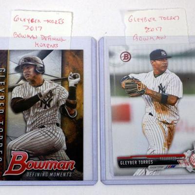 Gleyber Torres 2017 Bowman Baseball Cards Set - Mint