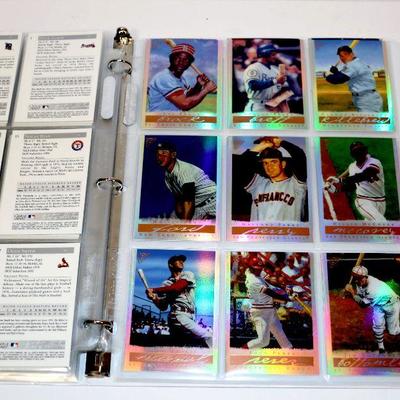 2003 TOPPS & Upper Deck Baseball Cards Collection 106 Cards in Binder
