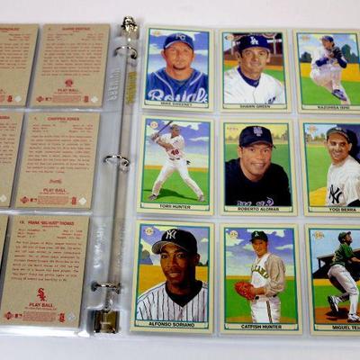 2003 Upper Deck Playball Baseball Cards Collection - 88 Cards in Binder