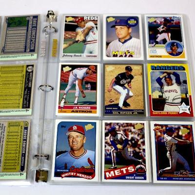 2003 TOPPS & Upper Deck Baseball Cards Collection 106 Cards in Binder