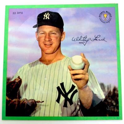 1962 Whitey Ford Baseball Star Sports Record - Original Unused NM Rare