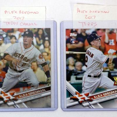 2017 Topps Chrome 2017 Topps Alex Bregman Baseball Cards Set - MINT