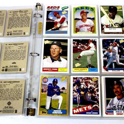 2003 TOPPS & Upper Deck Baseball Cards Collection 106 Cards in Binder