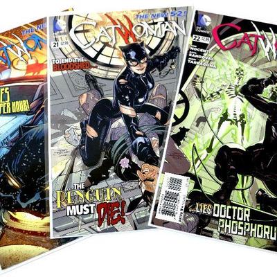 CATWOMAN #17 #21 #22 DC Comics The New 52 Comic Book Set High Grade