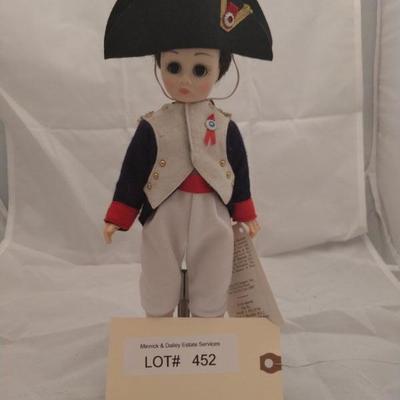 lot 452. Napoleon A Madame Alexander doll