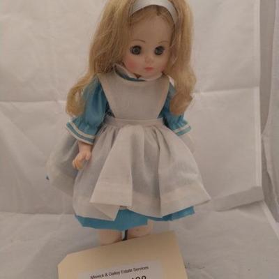 Lot 438. Madame Alexander doll Alice in wonderland