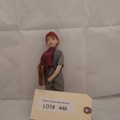Lot 446. Papperboy doll 