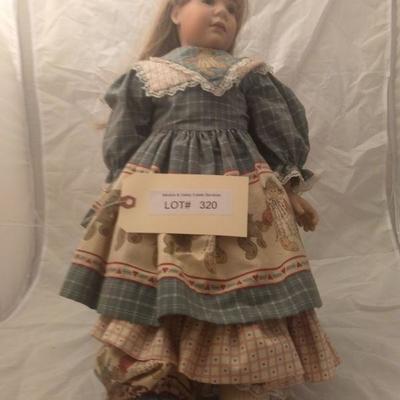 Lot #320 Plastic doll