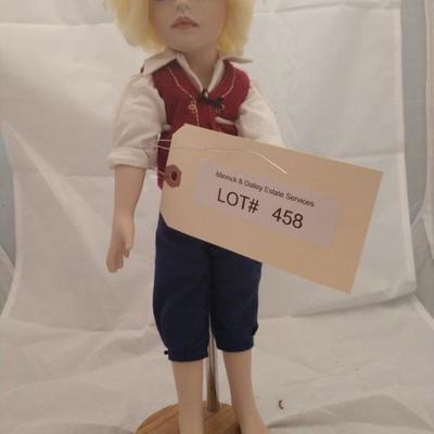 Lot 458. 1989 girl doll 