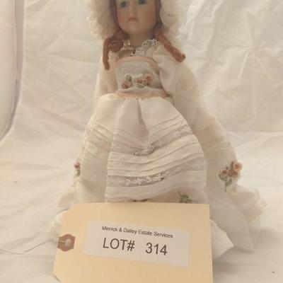Lot #314 Porcelain Doll