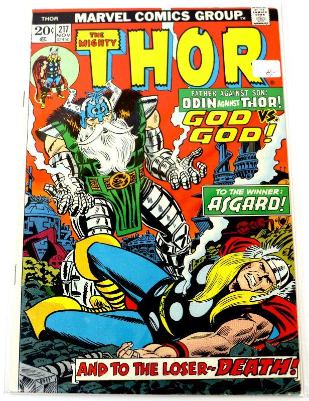 THOR 217 Bronze Age Comic Book 1973 Marvel Comics
