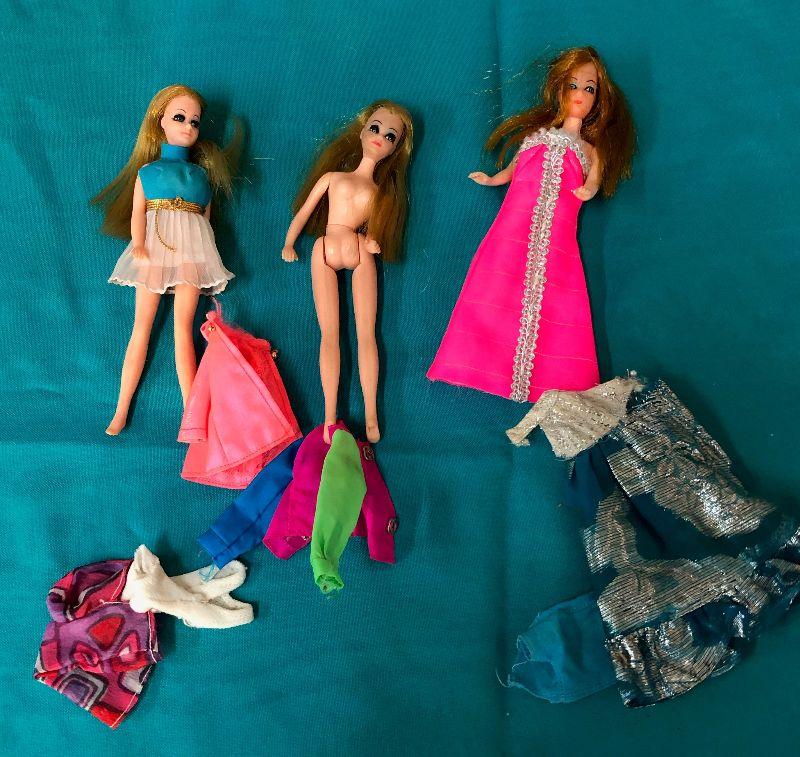 vintage miniature barbie dolls