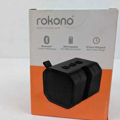 Rokono Sidewinder Portable Bluetooth Speaker with Tablet & Phone Side Grip - New