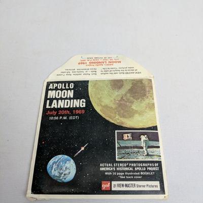 21 View-Master Stereo Pictures, Apollo Moon Landing July 20, 1969