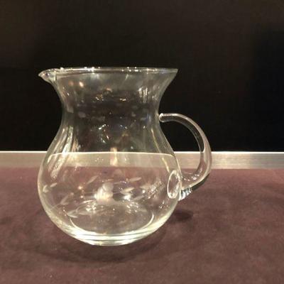 PRINCESS HOUSE HERITAGE CRYSTAL SMALL PITCHER W/ICE LIP