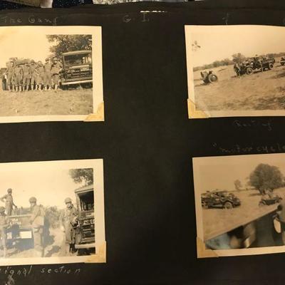 1920s Photo Album - Military, The Rocket Train, Baby, and so much more!