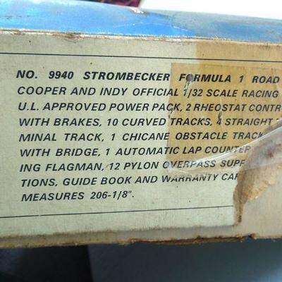 Lot 224: 1960's Strombecker Formula 1 Road Racing Track Set in Box