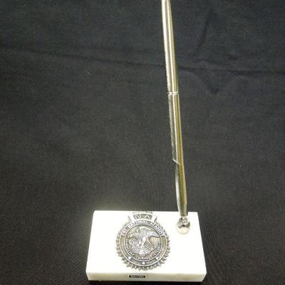 Lot 136: State Bureau of Investigation Collectibles with Knife