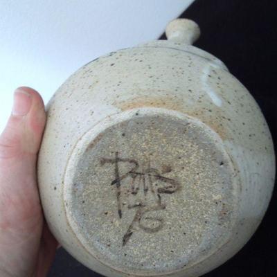 Lot 271: Three 1970's Studio Pottery Pieces by Michael Pitts 