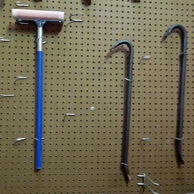 Lot 239: Large Group of Forged Hand Tools, etc.