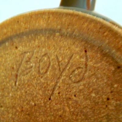 Lot 163: Handthrown Stoneware Pottery Mugs and a Pitcher