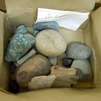 Lot 121: Grab Box of Rocks # 1