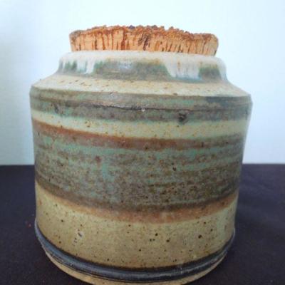Lot 271: Three 1970's Studio Pottery Pieces by Michael Pitts 