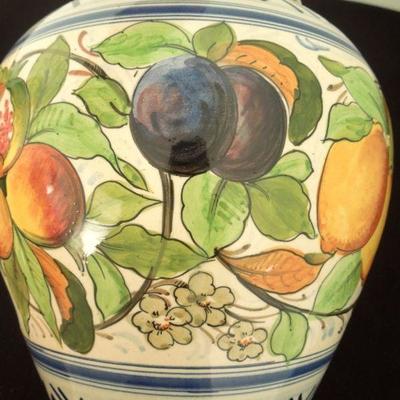 Lot 217: Antique italian Large Urn and Czech Pitcher