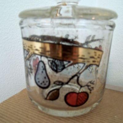 Lot 276: Group of Vintage Glass Jars and Jellies