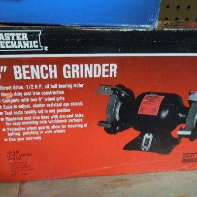 Lot 245: Large Lot of Power Tools in Boxes, Old Metal Tool Box and more