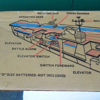 Lot 226: 1960's Remco Giant Motorized Aircraft Carrier in Box