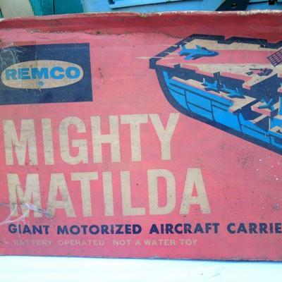 Lot 226: 1960's Remco Giant Motorized Aircraft Carrier in Box