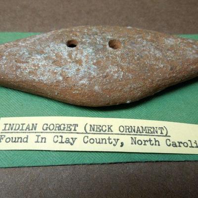 Lot 276: Large NC Cherokee Nation et al Relics and Arrowheads in Glass Case